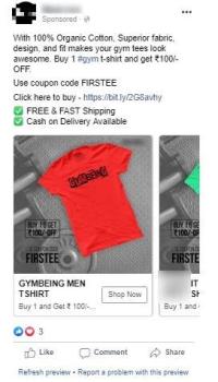 How a organic printed t-shirt e-commerce start-up could boost up their leads online.