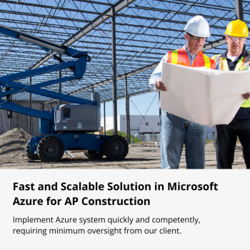 Fast and Scalable Solutions in Microsoft Azure for AP Construction
