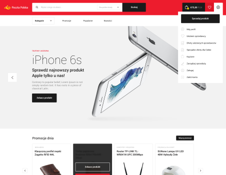 Marketplace for Polish Post Office.