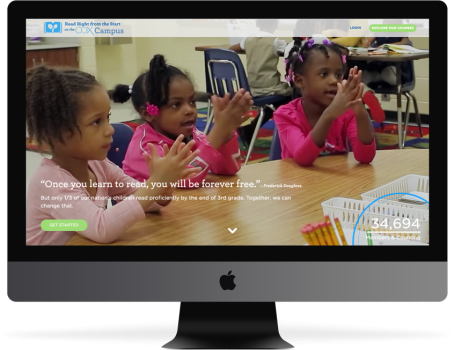 We grew Read Right From The Start’s user base by 1,300%.