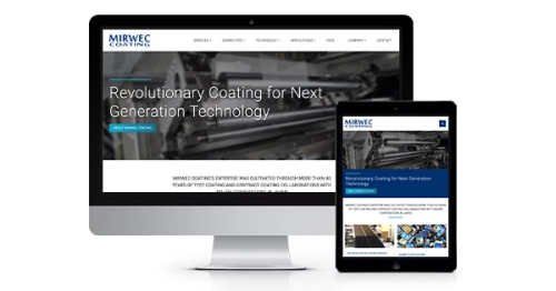 Mirwec Coating Website Design