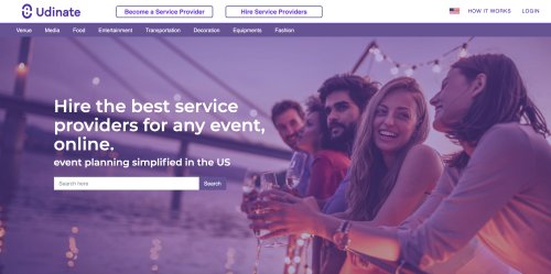 Online marketplace for US event vendors