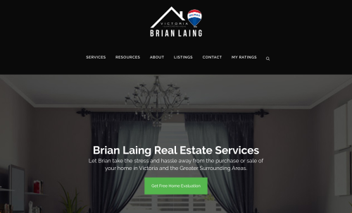 Brian Lang Realtor Web Design