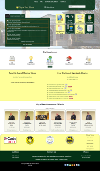 Website Design City of Peru, Illinois