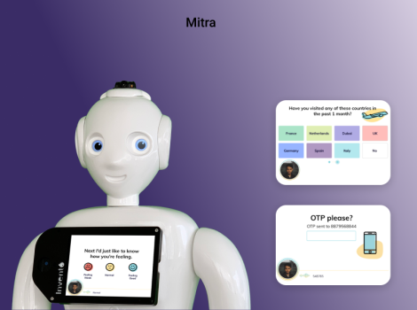 Mitra Robot Patient Screening Experience