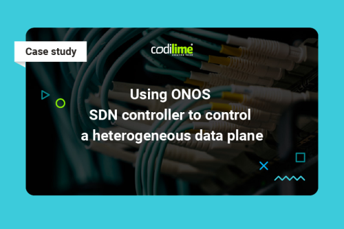 Using ONOS SDN controller to control a heterogeneous data plane