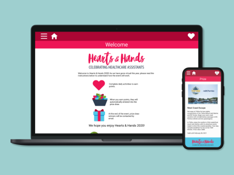Gamified Digital Event Web App (SafeCare BC)