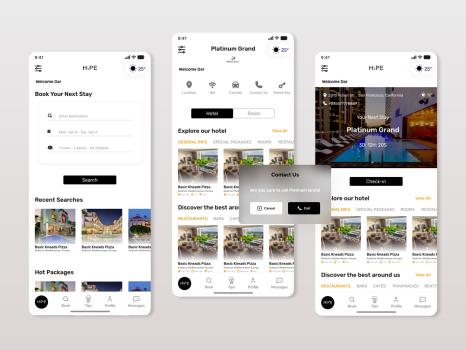 Hotel/Room Booking App