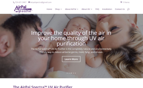 AirPal Spectra E-Commerce Website Design