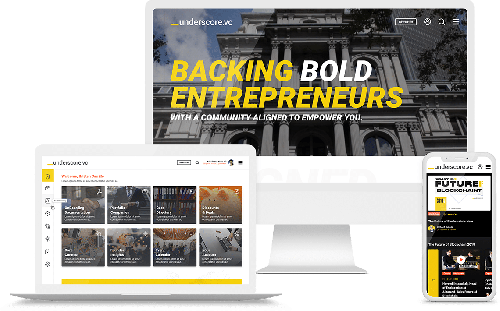 Underscore VC Website and Portal / Dashboard Project