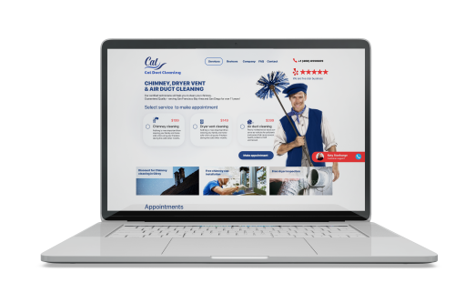 Call Duct Cleaning Web page