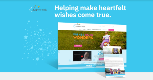 Children's Wish Foundation resonsive website