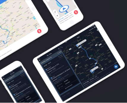 A fleet management end-to-end visibility