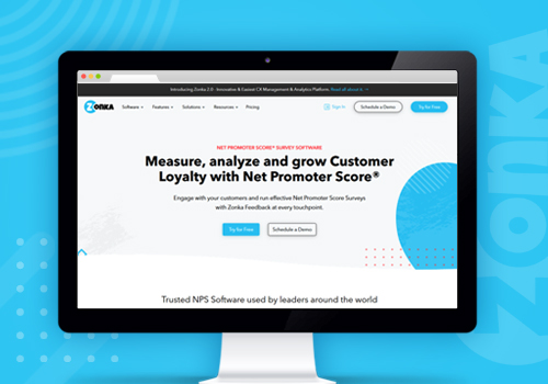 Website Development for Zonka Feedback
