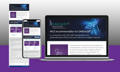 Janssen Pharma - Newsletter & Landing Page Design