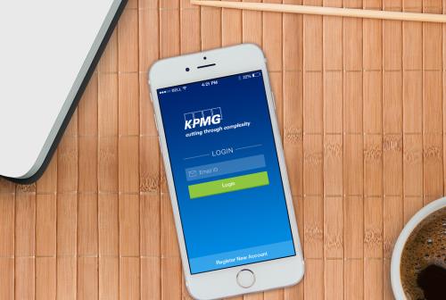 iOS and Android App solution offered for KPMG