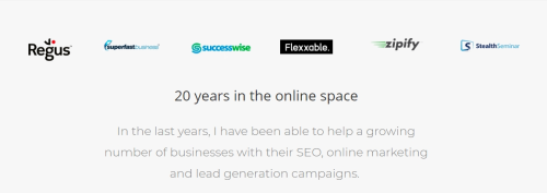 SEO, online marketing and lead generation campaigns.