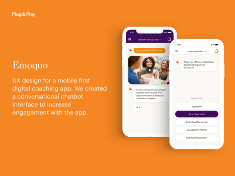 UX design for a mobile first digital coaching app