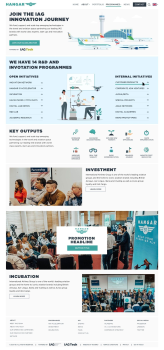 WordPress website with interactive world map for events and news.