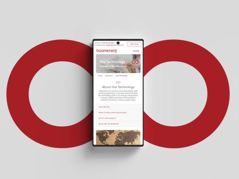 Boomerang Messaging Website Design