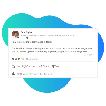 Educational Real Estate LinkedIn Post