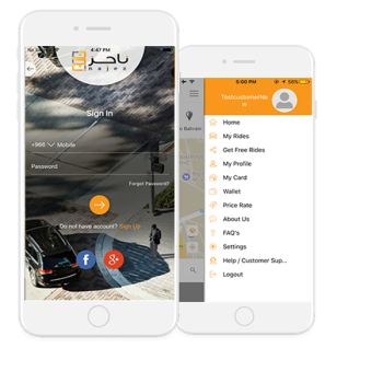 Nazej - On Demand Cab Booking App