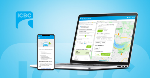 ICBC | Road Test Booking App