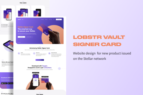 Lobstr Vault Signer Card