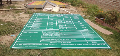 Toll gates and other signages for NHAI