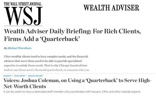 Profile In The Wall Street Journal