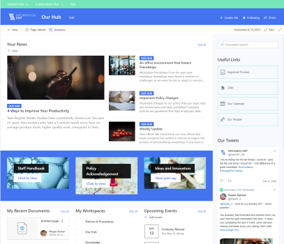 SharePoint Hubs for Document Management