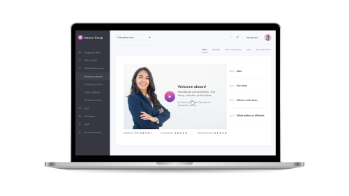 E-learning platform