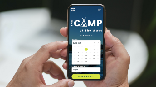 The Camp at The Wave WordPress Website