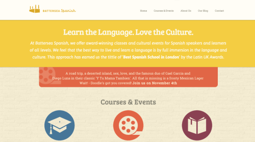Battersea Spanish - Custom WordPress