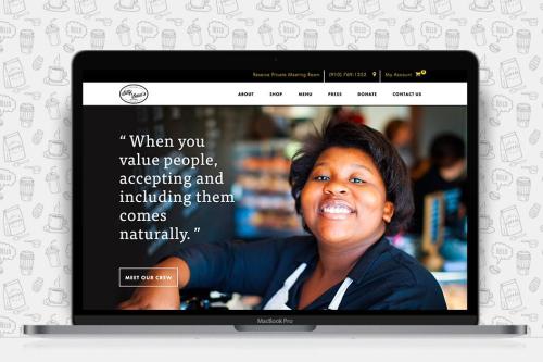 Bitty & Beau's Coffee - Custom e-commerce website design & desvelopment