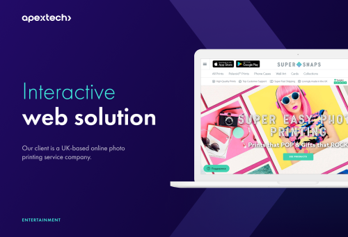 Interactive Web Solution for Photo Printing Service Company
