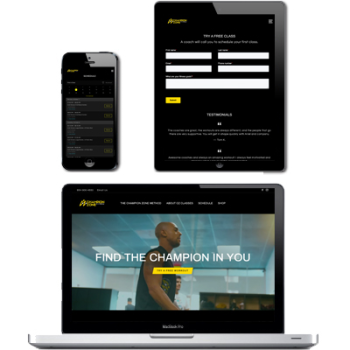 Champion Zone Fitness Website & Marketing