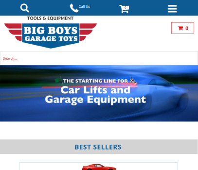 PPC Campaign - Big Boys Garage Toys