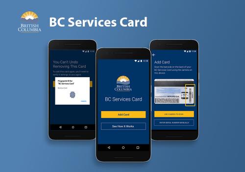 BC Services Card - Mobile Apps for MTICS