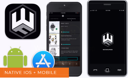 WatchFlippers Native + Mobile