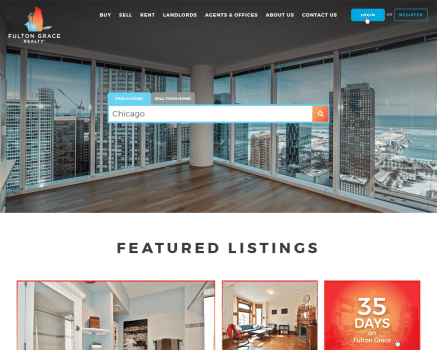 Real Estate Brokerage Site with Interactive Search, Neighborhoods, Multiple Integrations
