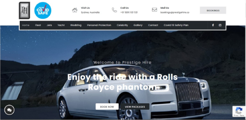 Organic Seo Campaign For https://www.prestigehire.co/