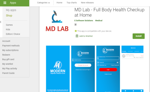 Health Check Up - App