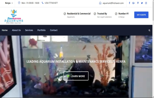 Finshaven Website Design