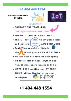 AWS IOT developers in India