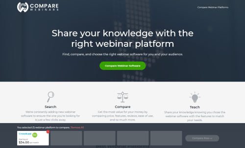 Compare Webinars