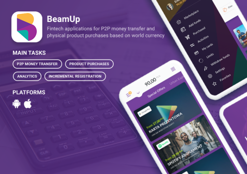 BeamUp fintech app