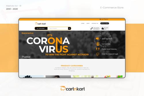 UI/UX + E-commerce Website