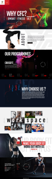 Web Design For A Fitness Group