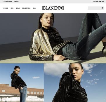 E-commerce Development for Blank NYC